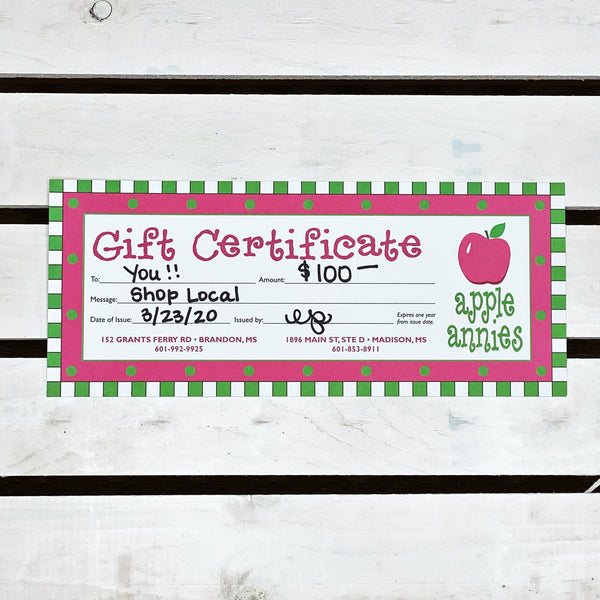 $100 Gift Card