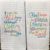 Scripture Tea Towels